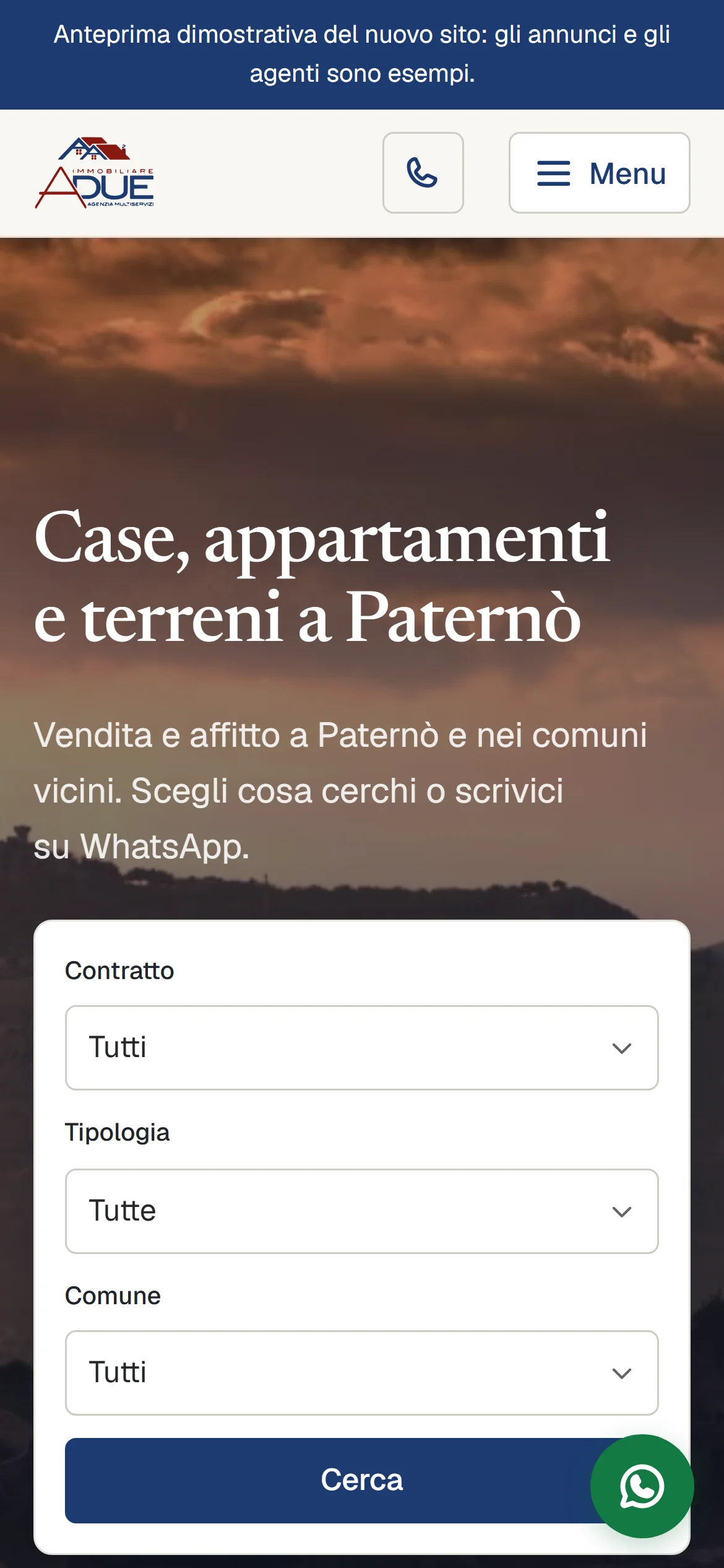 Immobiliare ADUE: mobile version