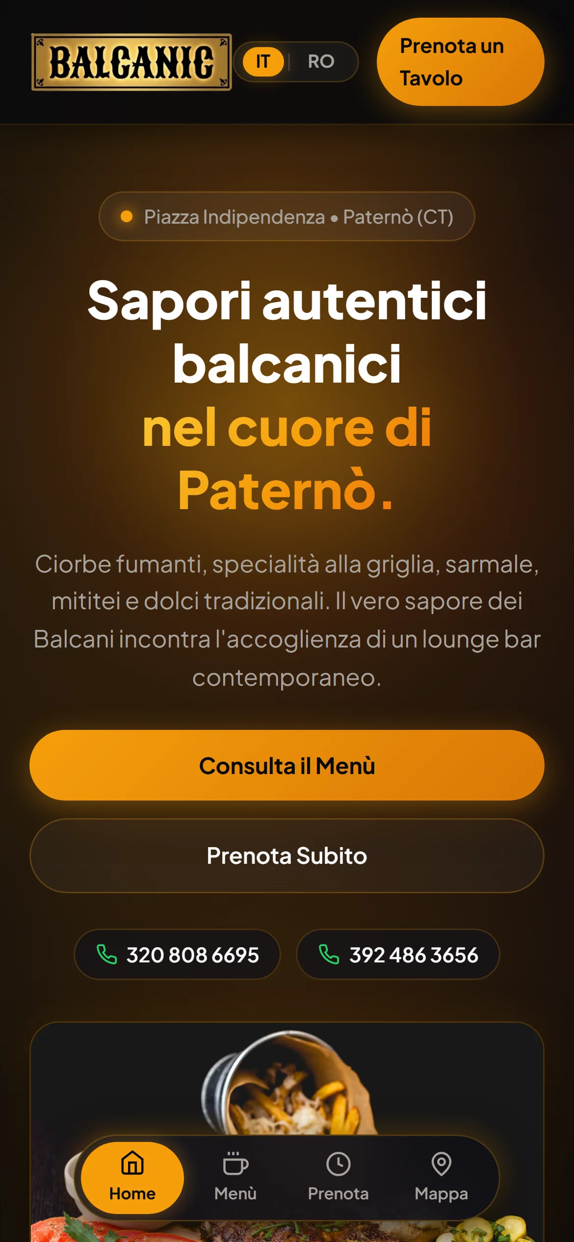 Balcanic: mobile version
